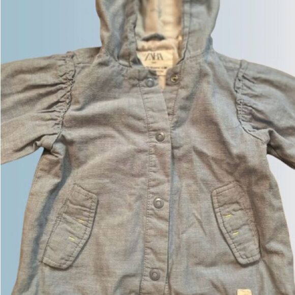 Zara Kids Hooded Jacket - Picture 1 of 11